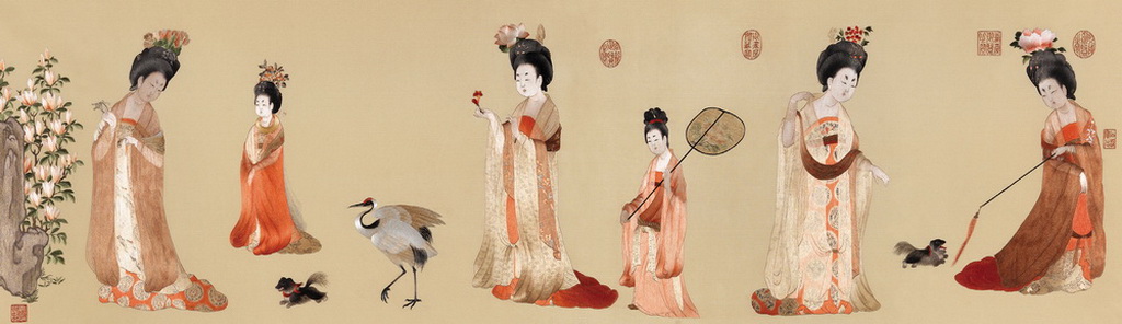 zyga00572 唐寅---《簪花仕女图》衍生品